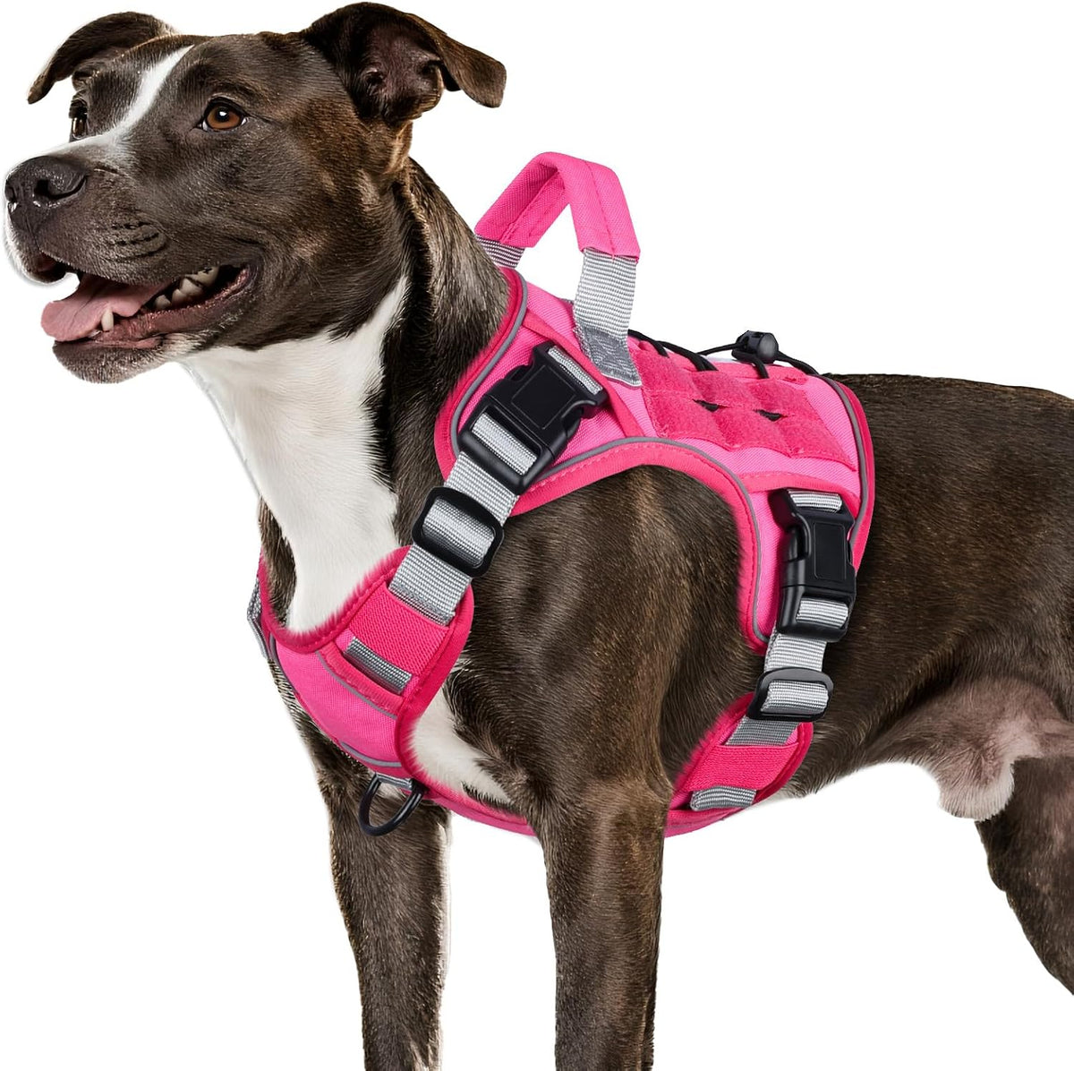 WINGOIN Tactical Dog Harness for Large Dogs,No Pull Heavy Duty Dog Harness
