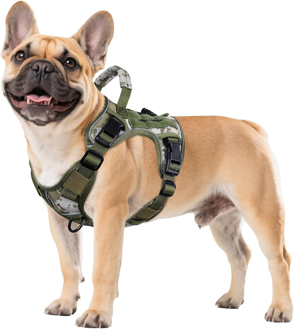 WINGOIN Tactical Dog Harness for Large Dogs,No Pull Heavy Duty Dog Harness