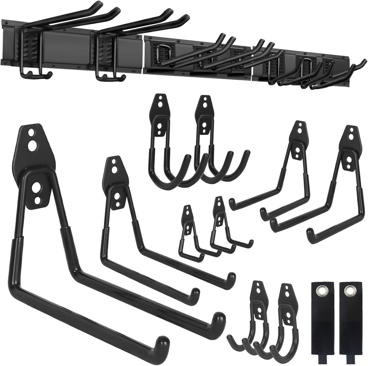 PIYILO 48 in Garage Tool Organizer Wall Mount, Adjustable Tool Storage Rack