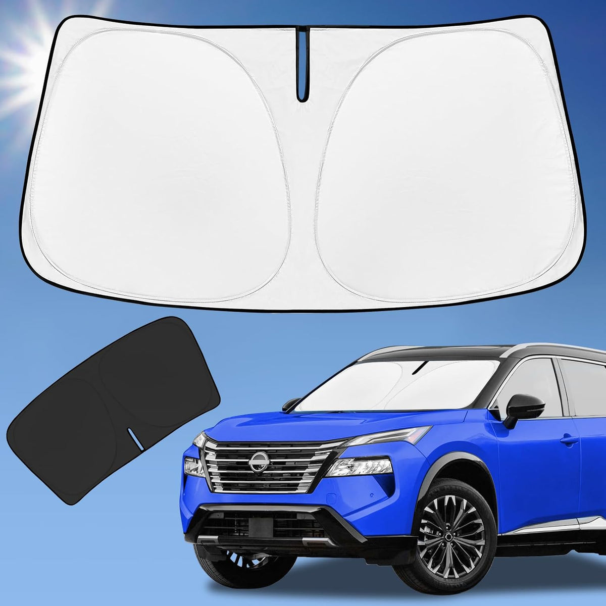 for Toyota Tacoma 2016-2024 2025 2026 Sun Shade Sunshade Windshield Cover