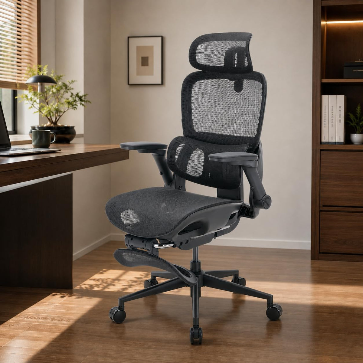 SIHOO M18 Ergonomic Office Chair, Mesh Back Desk Chair with Headrest