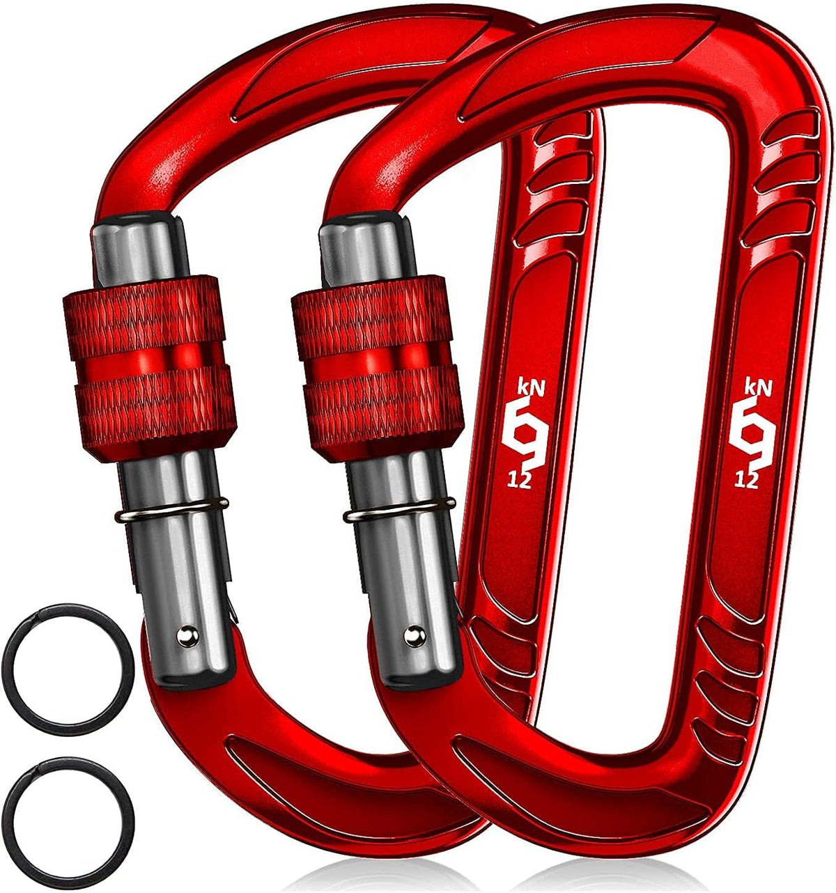 Rhino Produxs 12kN (2697 lbs) Heavy Duty Carabiner Clips