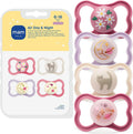 MAM Air Pacifier 6-16 Months, Extra Air Flow for Sensitive Skin, 4 Pack