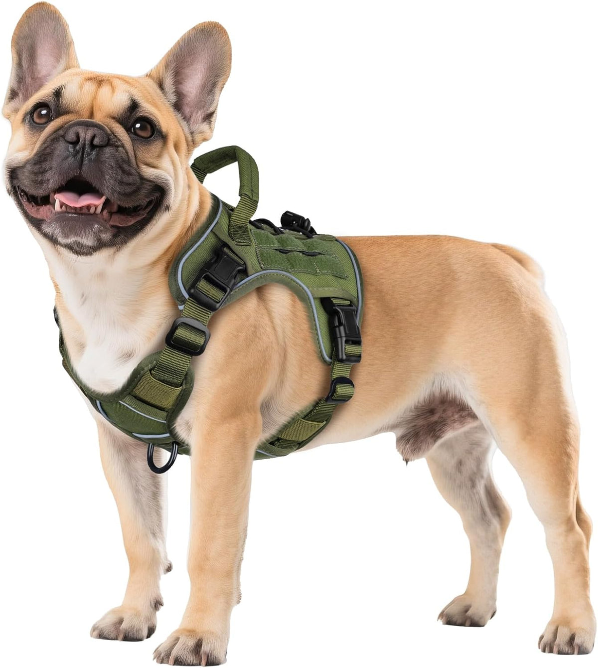 WINGOIN Tactical Dog Harness for Large Dogs,No Pull Heavy Duty Dog Harness