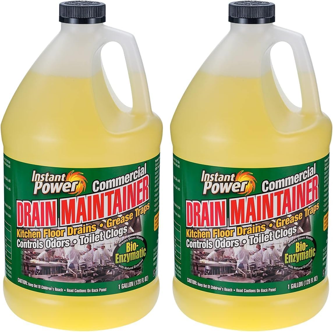 Instant Power Commercial Drain Maintainer & Trap Treatment, 1 Gal