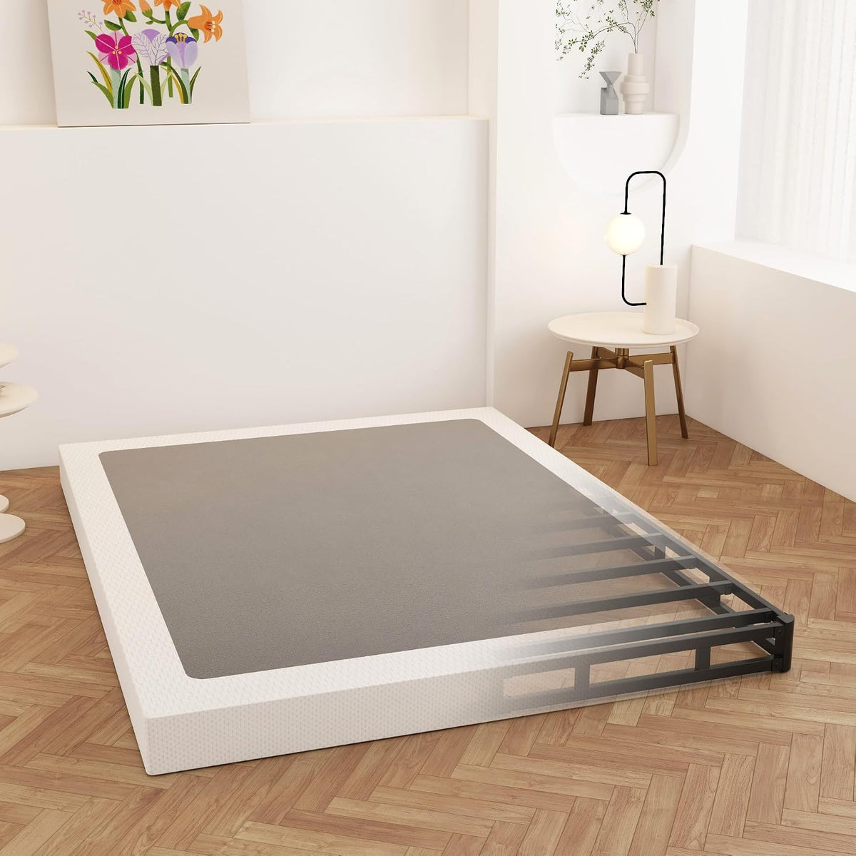 Maenizi 9 Inch Box Spring for Queen Bed, Bed Base with Fabric Cover