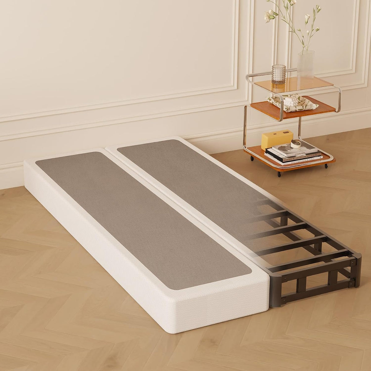 Maenizi 9 Inch Box Spring for Queen Bed, Bed Base with Fabric Cover