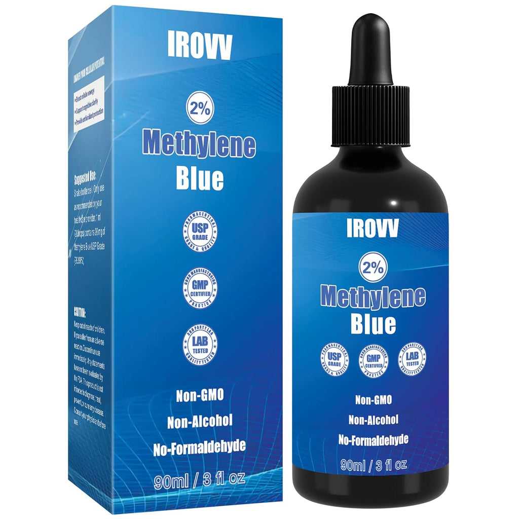3 fl oz 2%Methylene Blue Drops USP/Pharmaceutical Grade 99.99%Pure Solution