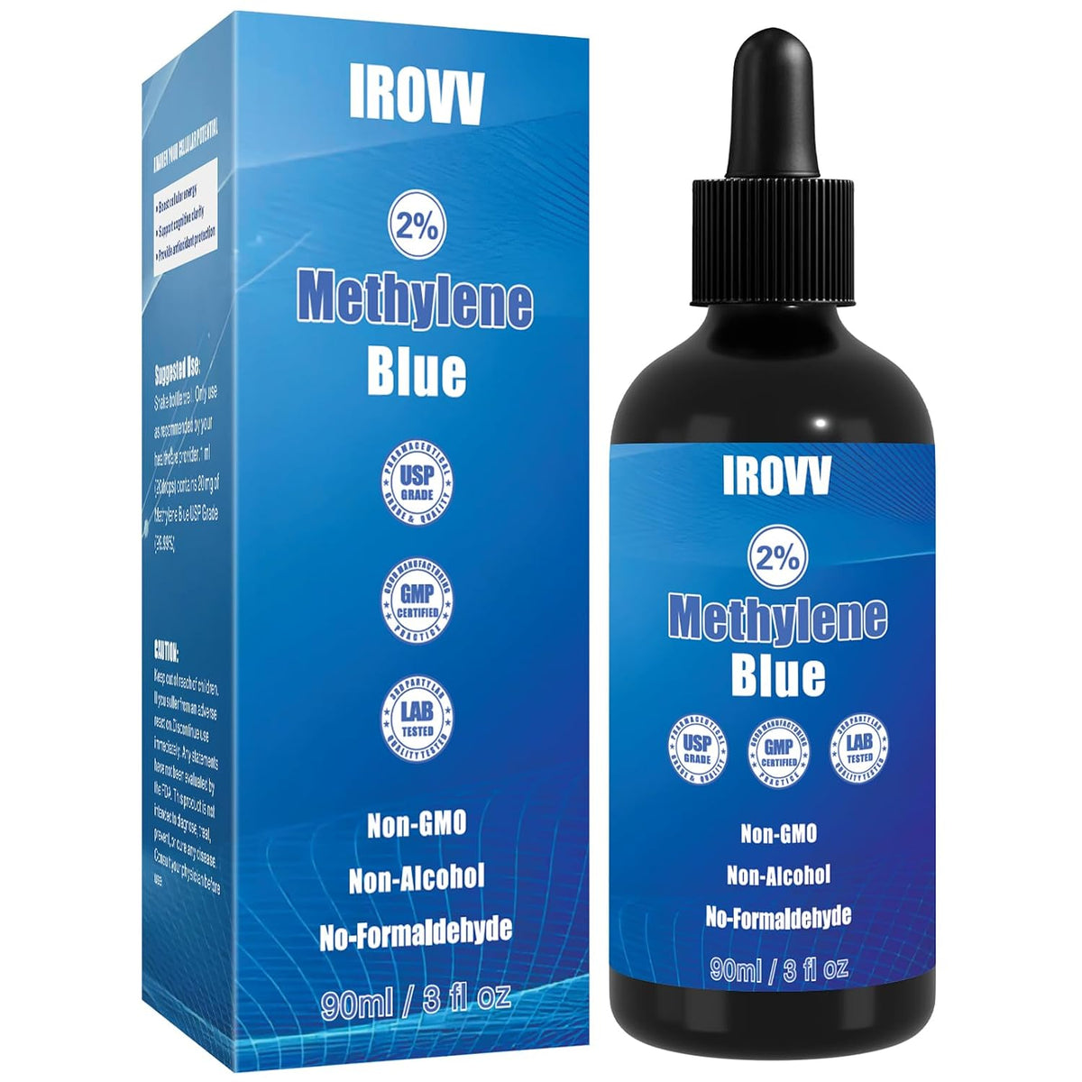 3 fl oz 2%Methylene Blue Drops USP/Pharmaceutical Grade 99.99%Pure Solution