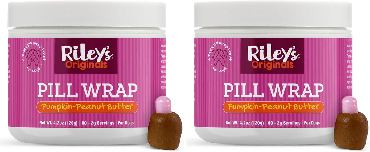 Riley's Pill Wrap for Dogs - Cheese & Bacon Pill Paste for Dogs - 4.2oz