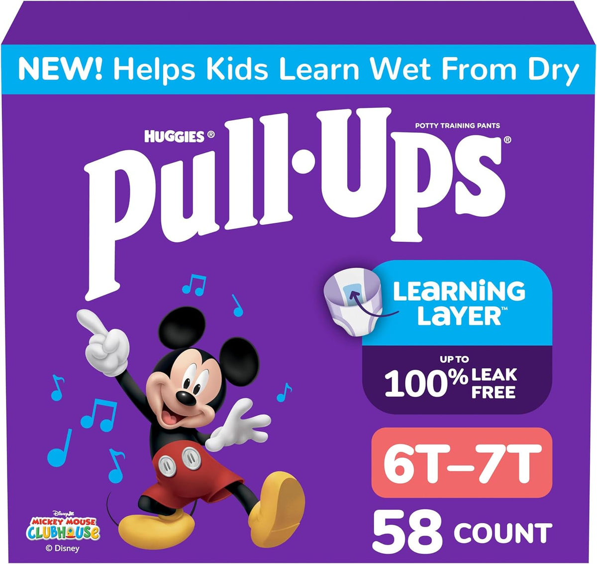 Pull-Ups Boys' Potty Training Pants, Size 3T-4T, 112 Count