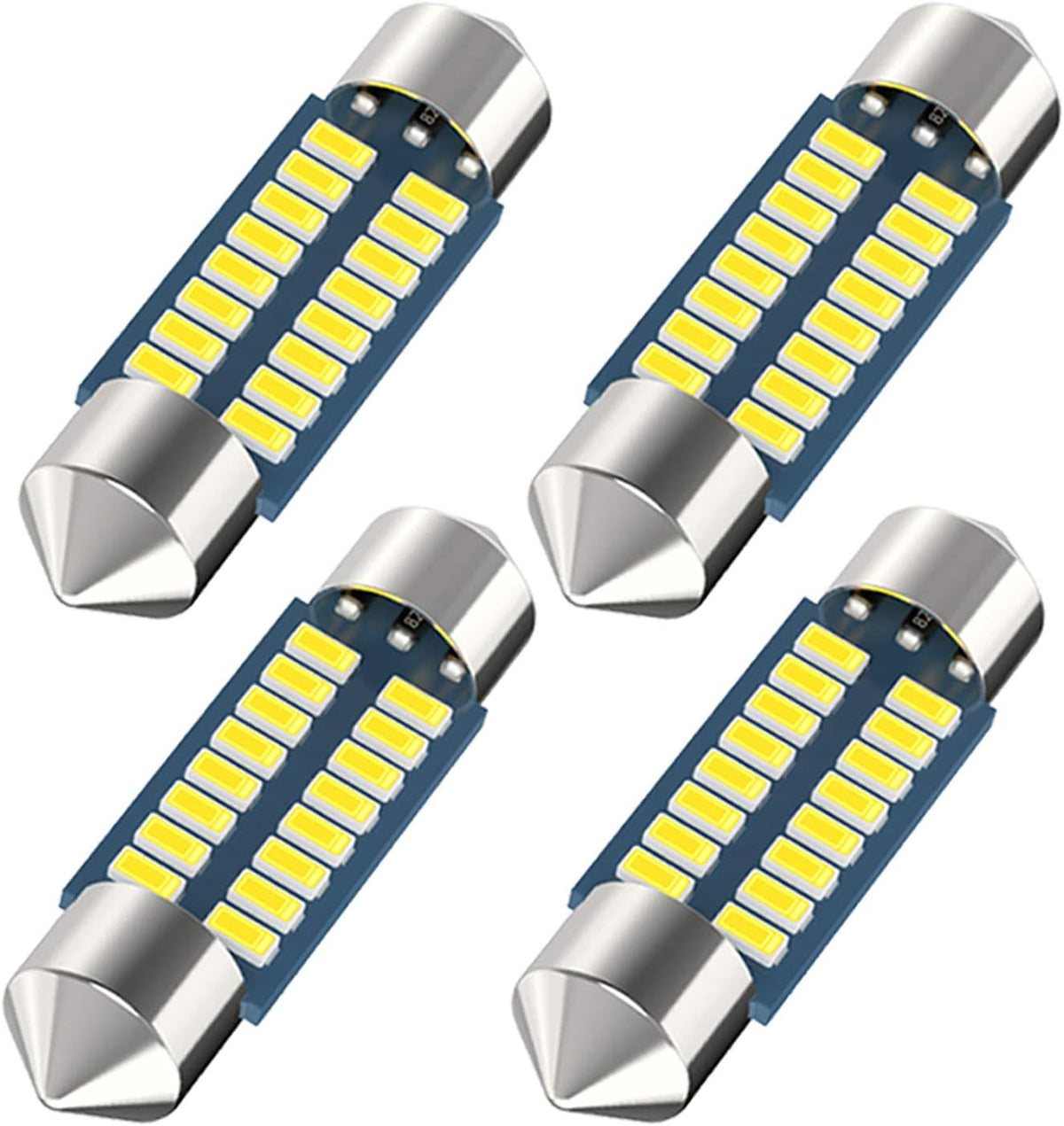 Serundo Auto DE3175 DE3022 DE3021 Led Bulb 31mm 1.22in Led Festoon Bulb 4pc