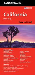 Rand McNally Easy to Read: California State Map