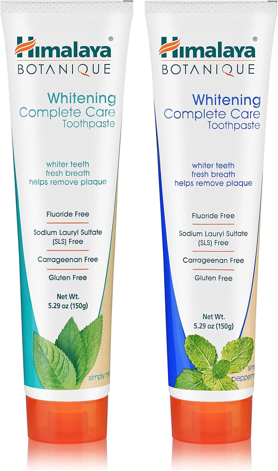 Himalaya Botanique Whitening Complete Care Toothpaste, Mint, 5.29 oz,1 Pack