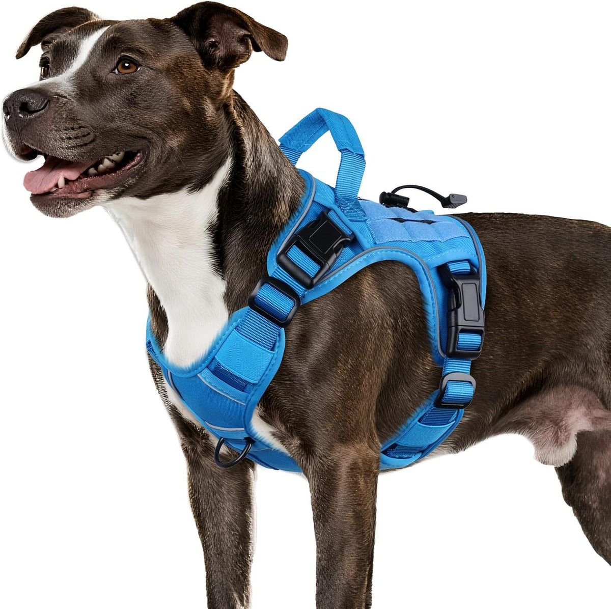 WINGOIN Tactical Dog Harness for Large Dogs,No Pull Heavy Duty Dog Harness
