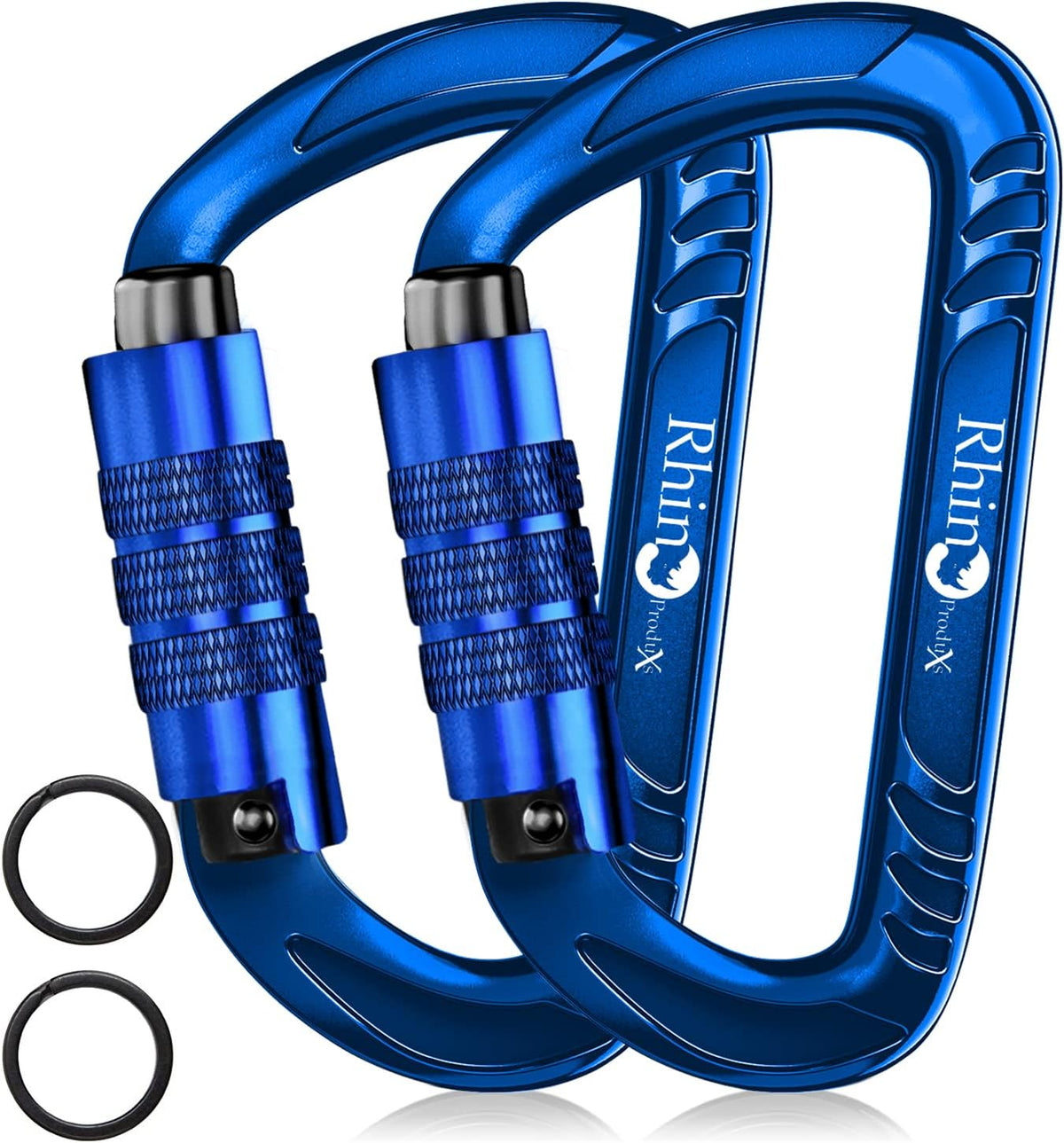 Rhino Produxs 12kN (2697 lbs) Heavy Duty Carabiner Clips