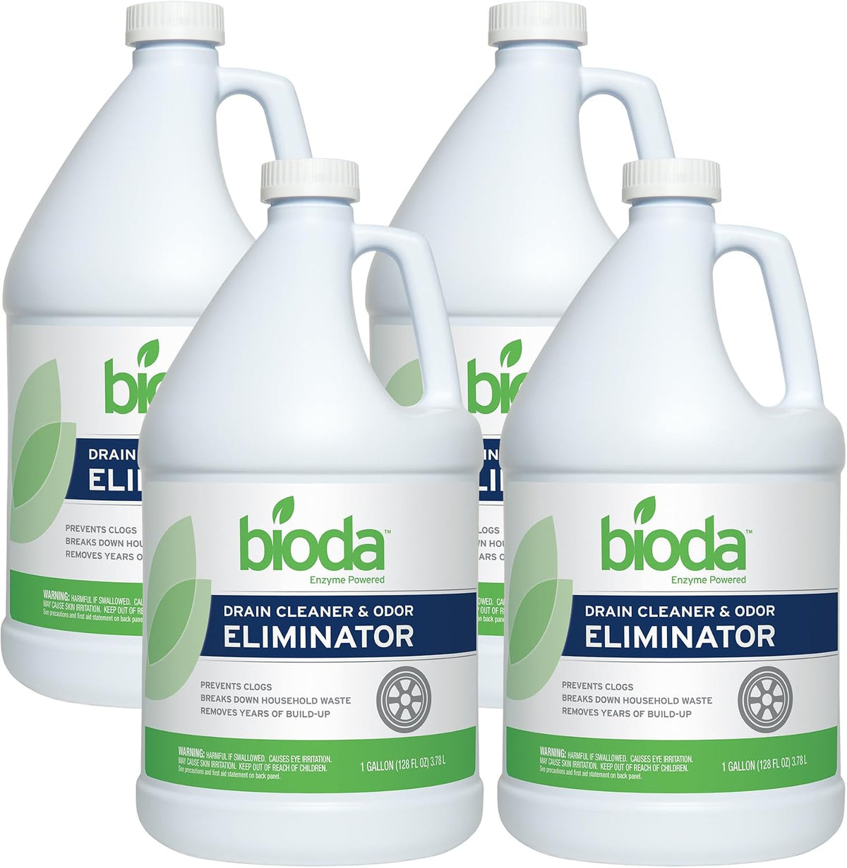 Bioda Professional Strength Drain Cleaner, Septic Safe, 1 Gallon