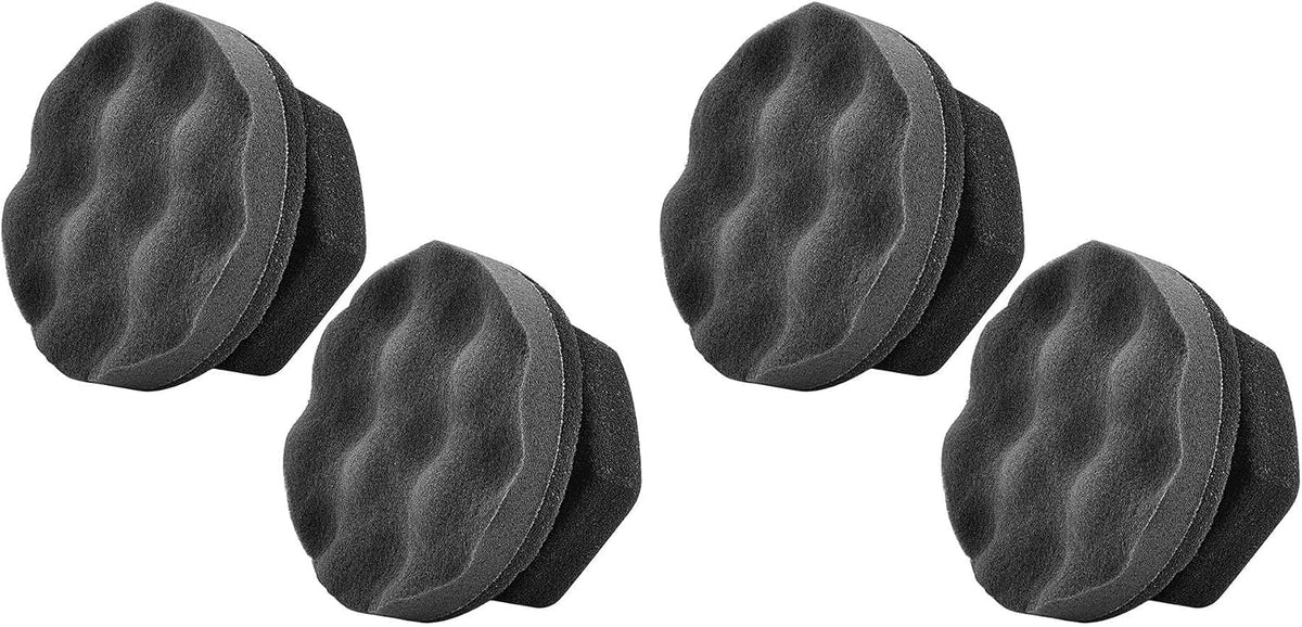 IPELY 2 Pack Large Tire Shine Applicator Pad, Durable and Reusable Hex-Grip Tire Dressing Applicator Pad for Applying Tire Shine