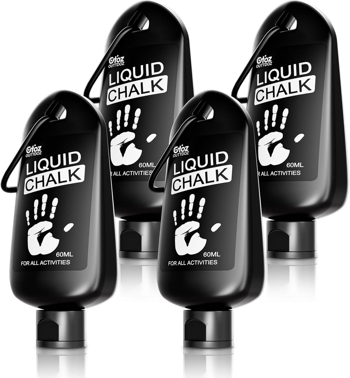 Liquid Chalk 2 oz & 12 oz, Mess-Free Gym Chalk for Lifting