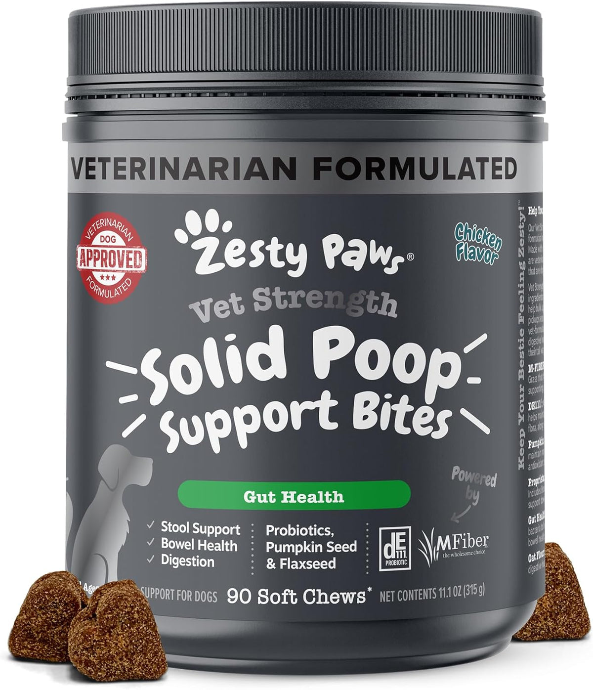 Zesty Paws Probiotics for Dogs - Gut Health for Dogs, Pumpkin, 90 Ct
