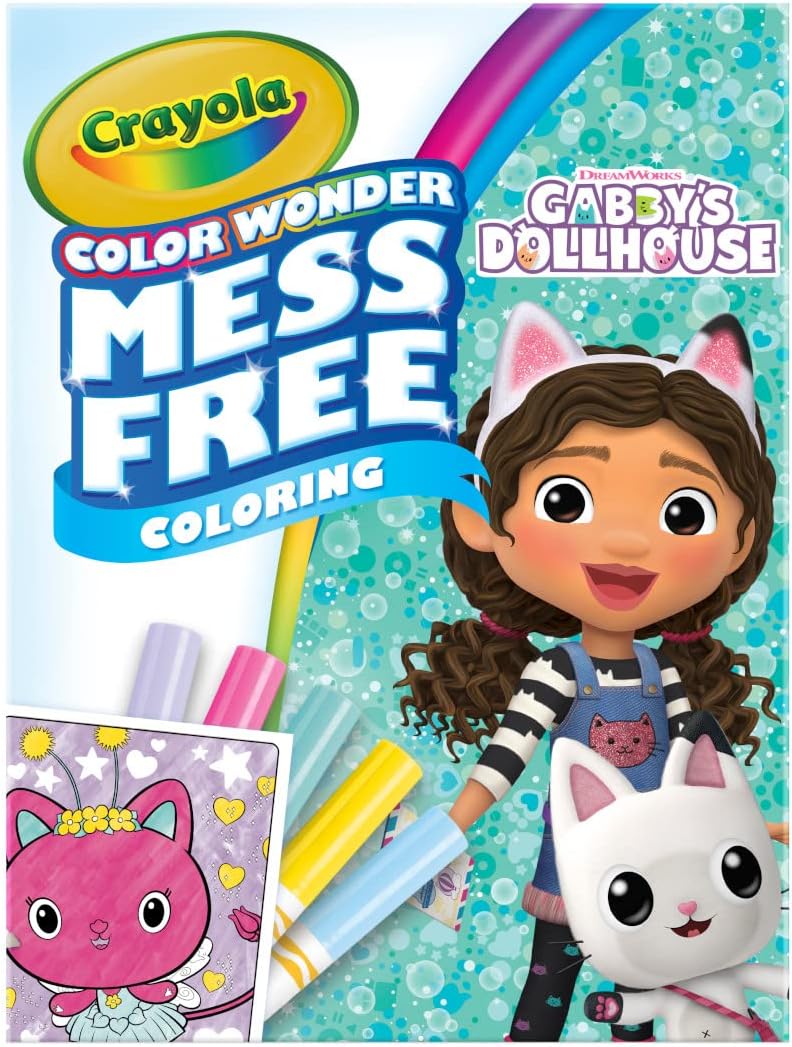 Crayola Bluey Color Wonder Coloring Set, 18 Mess Free Toddler Coloring Pages & 5 Markers, Bluey Activity Set for Kids, Gift for Toddlers, Ages 3+