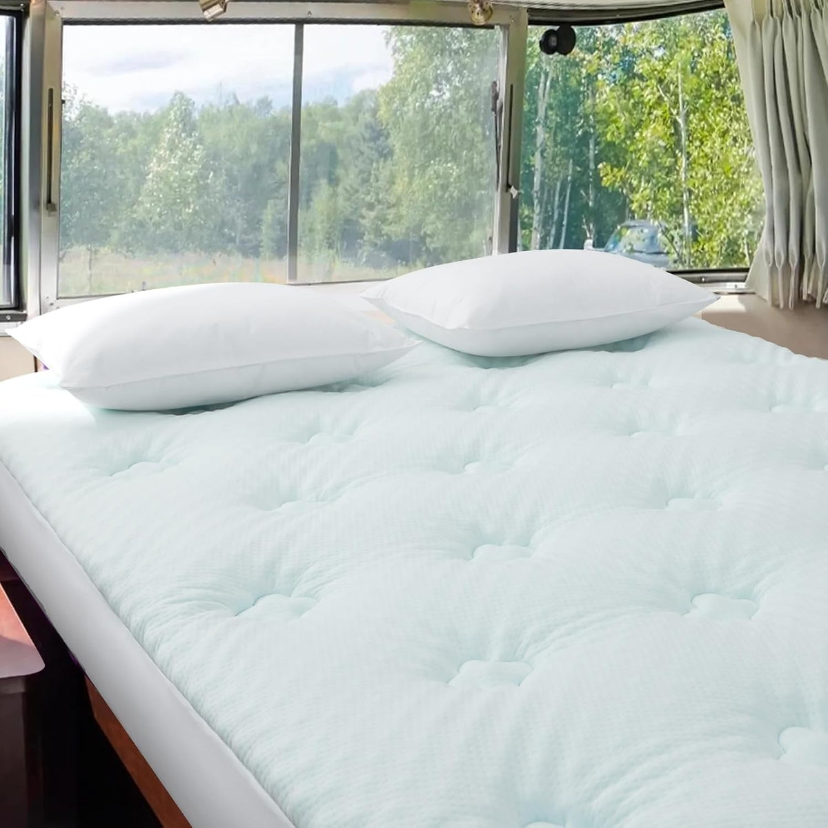Hansleep Twin XL Mattress Topper College Dorm Memory Foam Soft Mattress Pad