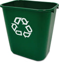Rubbermaid Commercial Products Deskside Wastebasket/Trash Can, 10.25-Gallon/41-Quart, Gray, Plastic, Garbage Can for Home/Office, Fits Under Desk/Sink/Cabinet