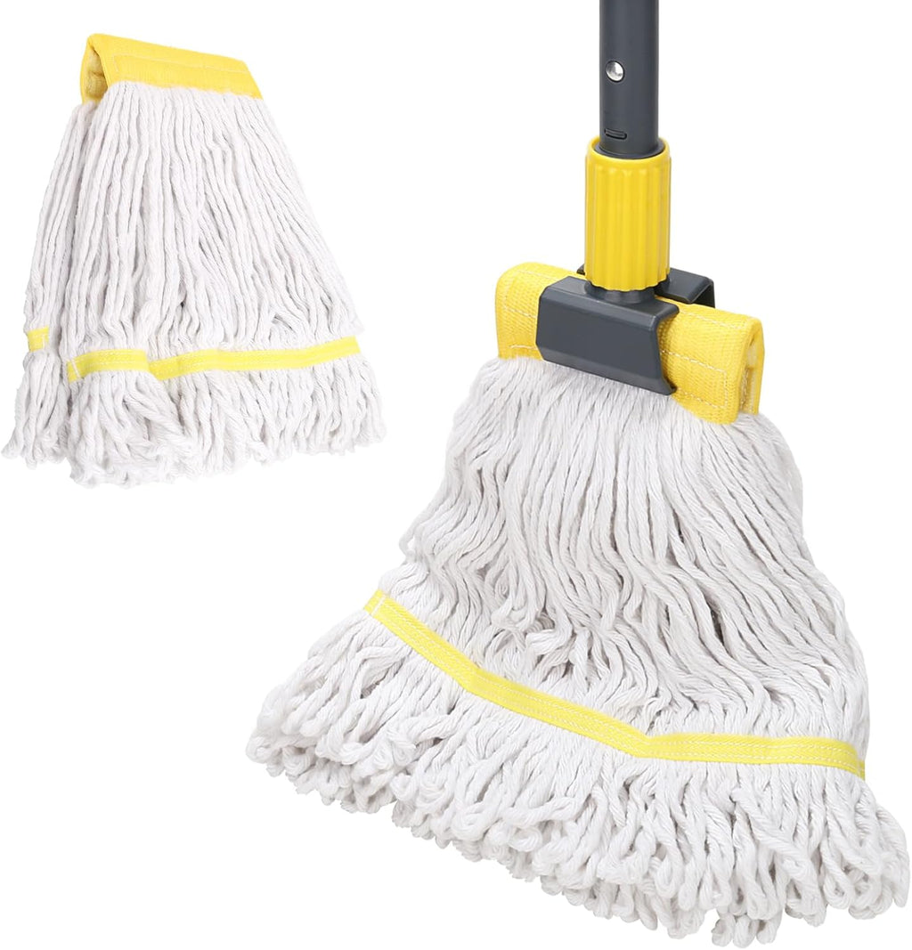 KeFanta Commercial Mop Heavy Duty Industrial Mop,60" String Wet Cotton Mops