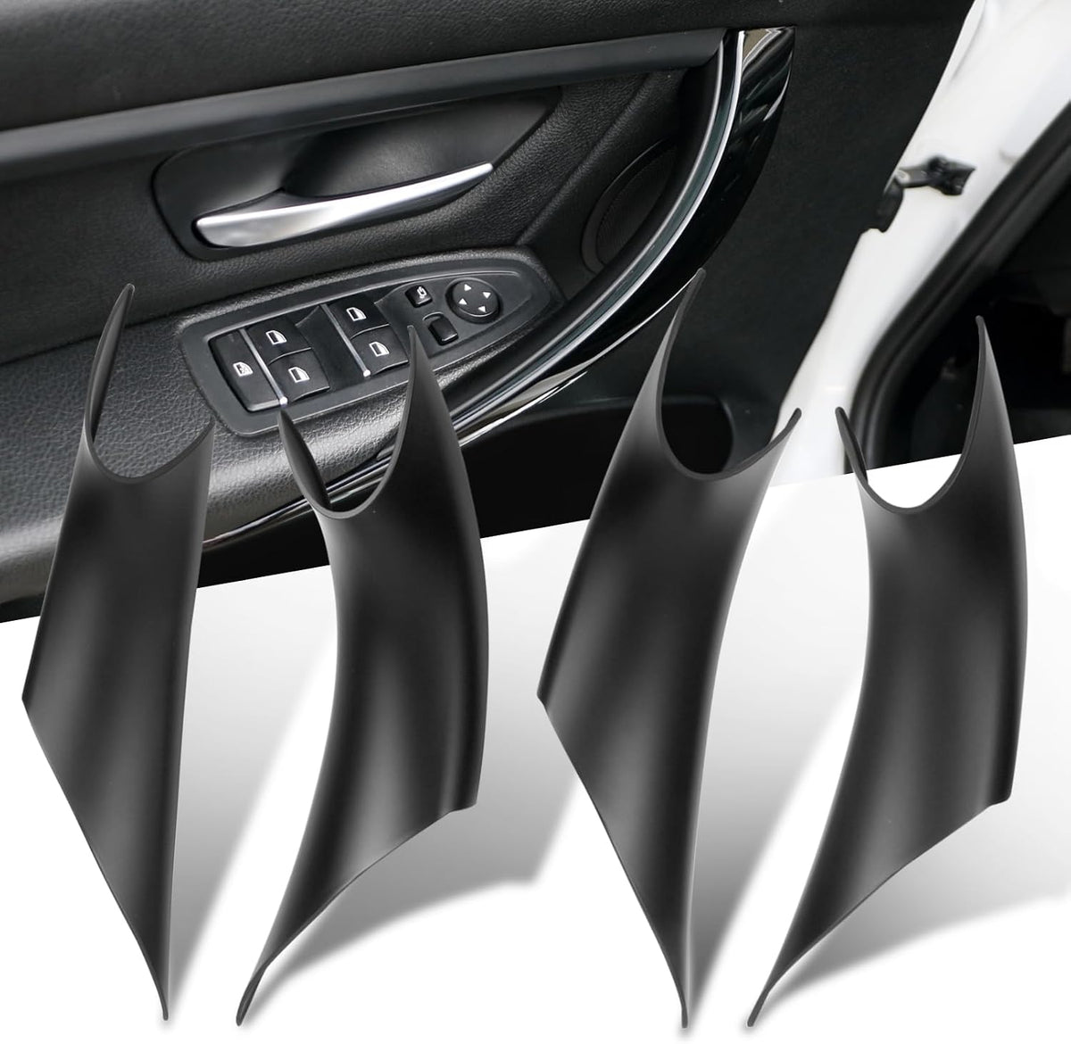 Jaronx 2PCS Door Handle Covers for BMW 3 Series F30/F31 4 Series F32