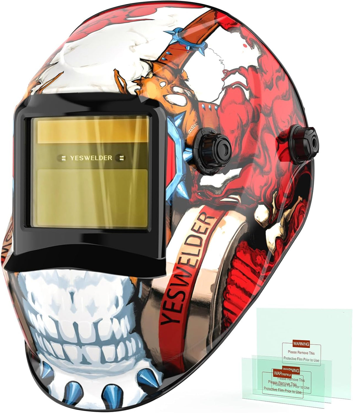 YESWELDER Auto Darkening Welding Helmet 1/1/1/1 True Color, LYG-L600A