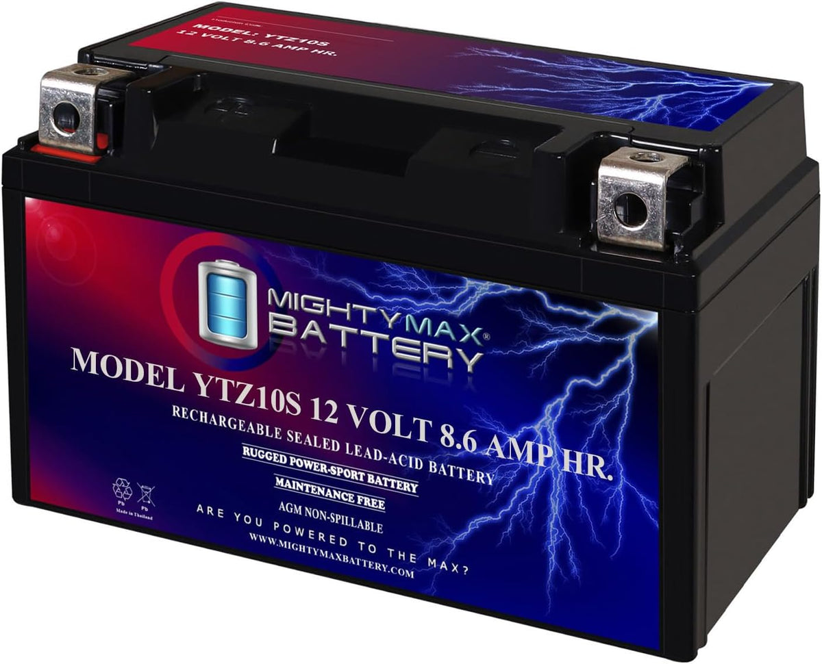 Mighty Max Battery YTZ14S -12 Volt 11.2 AH, 230 CCA, Rechargeable Maintenance Free SLA AGM Motorcycle Battery