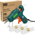 SHJADE Hot Glue Gun with 30 Glue Sticks, 20W Mini Hot Melt Gun Kit(White)