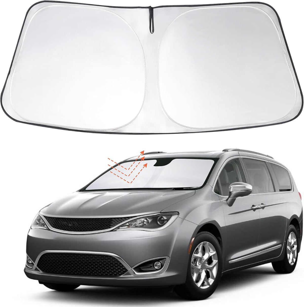 Windshield Sun Shade for 2015-2026 Ford F150 F-150 Accessories