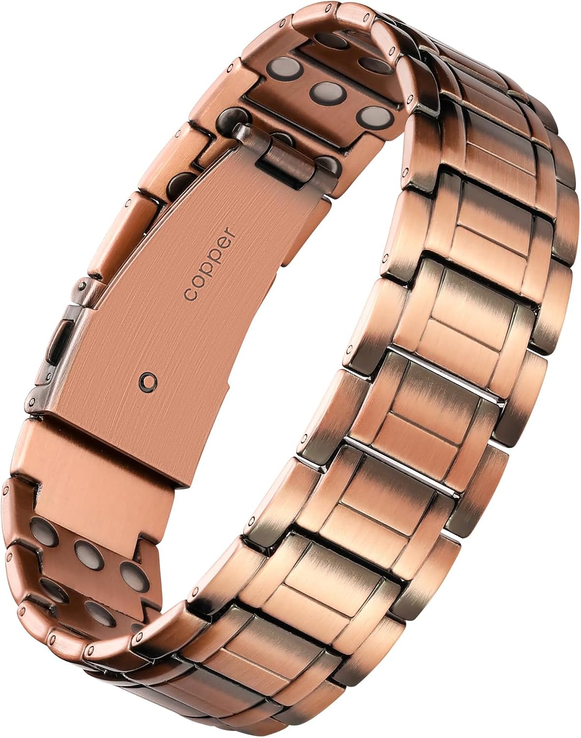 Feraco Copper Magnetic Bracelets for Men,Pure Copper Jewelry Gift