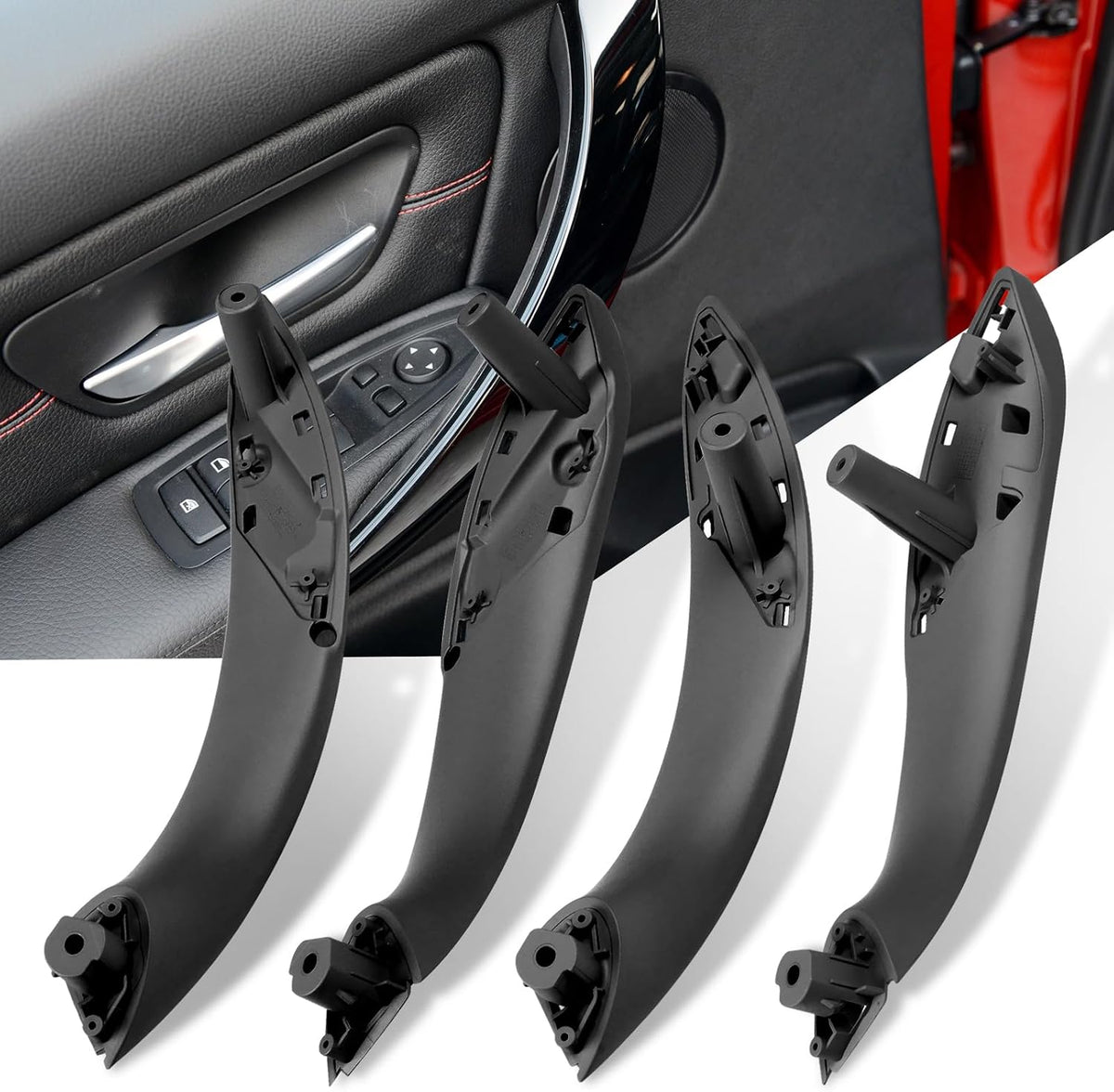 Jaronx 2PCS Door Handle Covers for BMW 3 Series F30/F31 4 Series F32