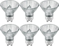 SerBion GU10 120V 50W Halogen Light Bulbs for Track and Range Hood, GU10+C Candle Warmer Lamp with Dimmable, 2700K Warm White, 6000+Hours Long-Lasting Pack of 6