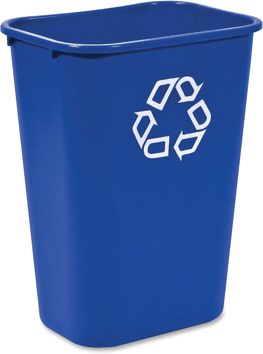 Rubbermaid Commercial Products Deskside Wastebasket/Trash Can, 10.25-Gallon/41-Quart, Gray, Plastic, Garbage Can for Home/Office, Fits Under Desk/Sink/Cabinet