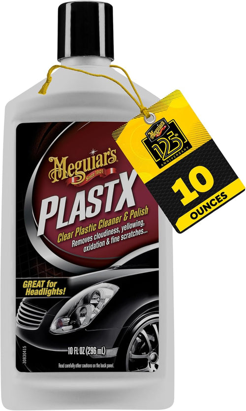 Meguiar's PlastX Clear Plastic Polish Headlight Restoration Polish, 10 Oz