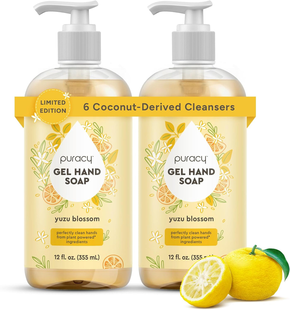 Puracy Organic Hand Soap, Professional Hand Washers We've All Become, Moisturizing Natural Gel Hand Wash Soap, Liquid Hand Soap Refills for Soft Skin (Refill Lavender & Vanilla, 48 Ounce)