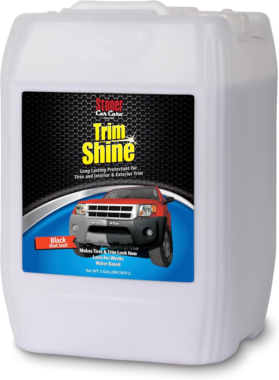 Stoner Car Care Trim Shine Black Trim & Plastic Restorer, 12 oz