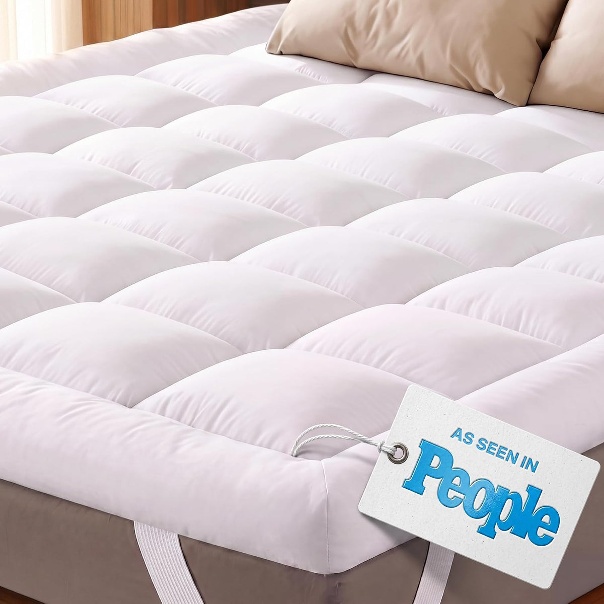 Ultra Soft & Cooling Mattress Topper - Full Size