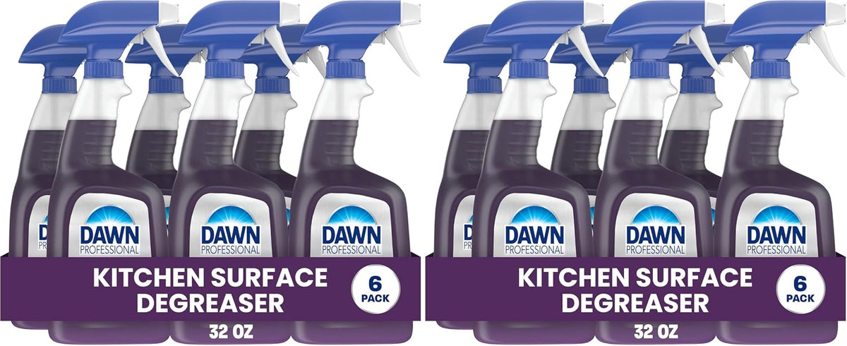 Dawn PRO Kitchen Surface Degreaser, Bulk Cleaning Spray for Oil and Grease Buildup in Commercial Kitchens, 32 fl oz (Case of 6)