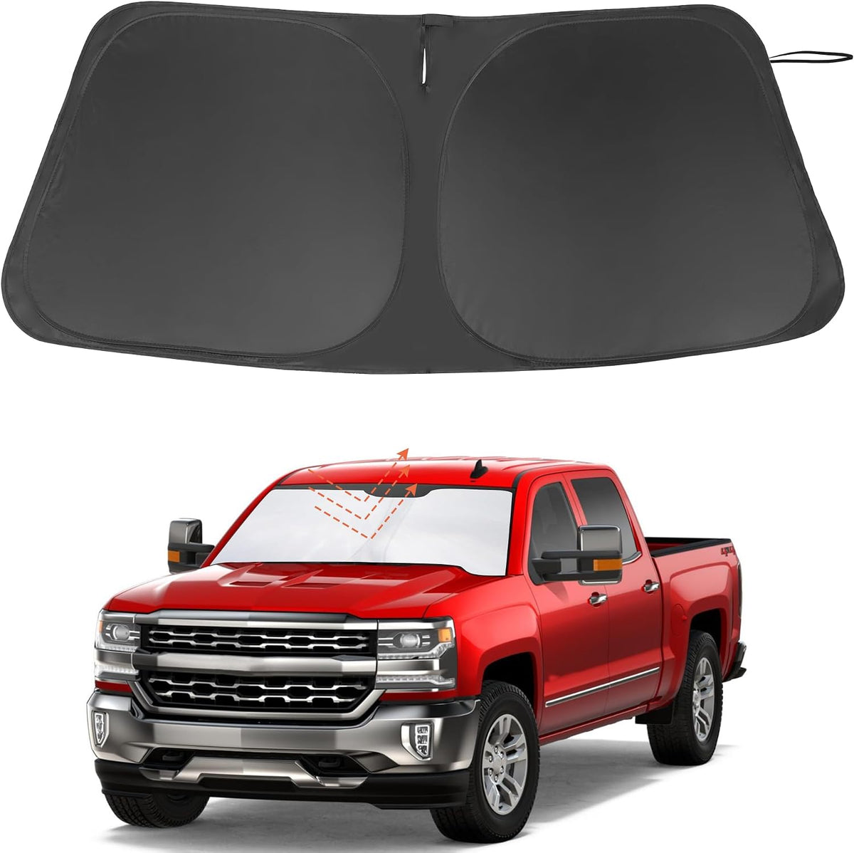 Windshield Sun Shade for 2015-2026 Ford F150 F-150 Accessories