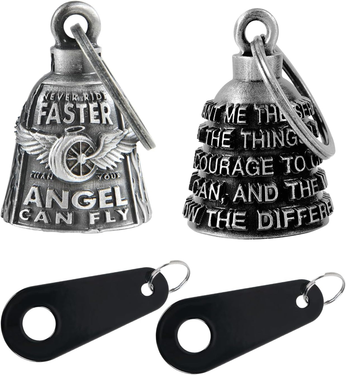 Dream Apparel Motorcycle Bells for Bikers Guardian Angel Gremlin Motorcycle Bells for Motorcycle Rider Key Chain for Luck