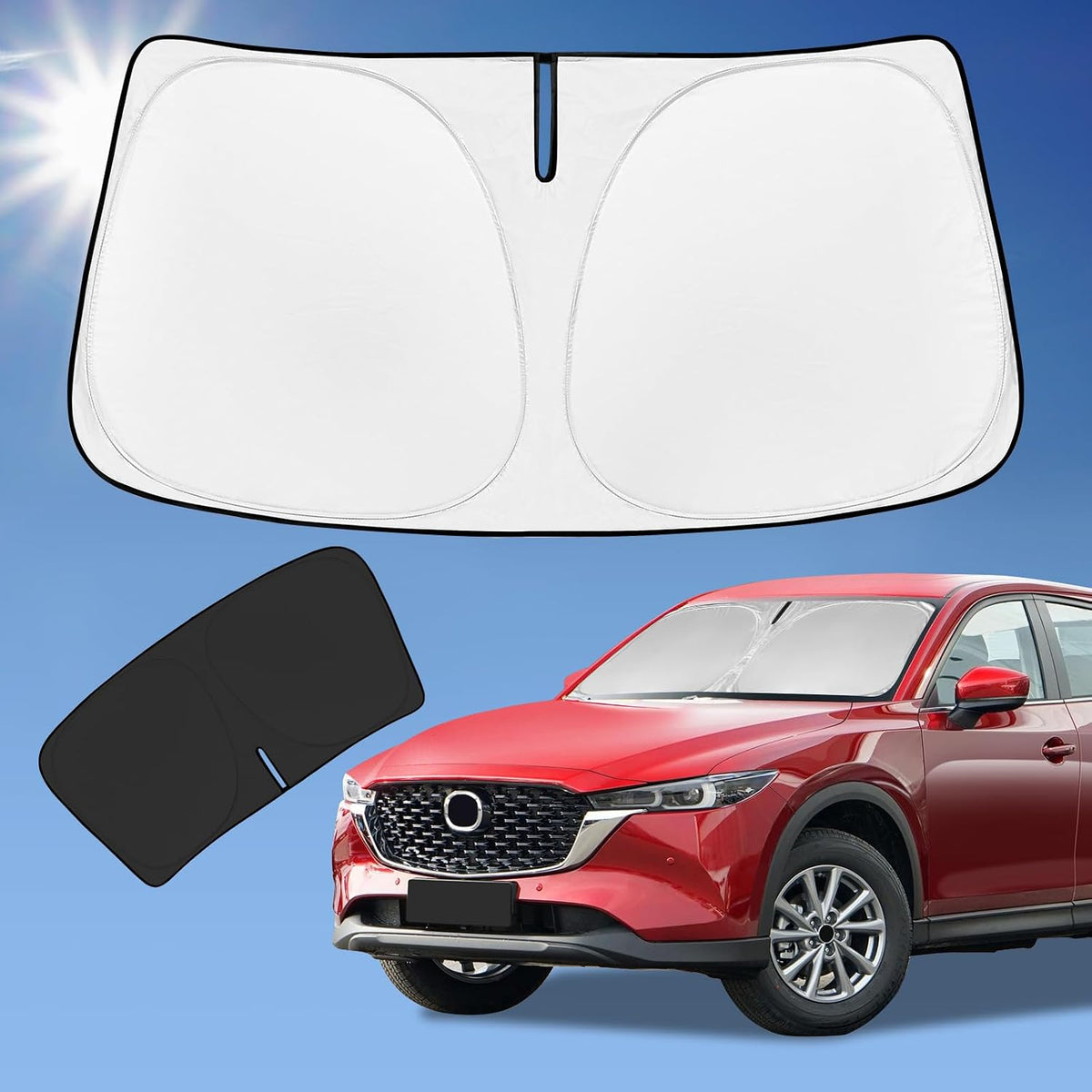 for Toyota Tacoma 2016-2024 2025 2026 Sun Shade Sunshade Windshield Cover