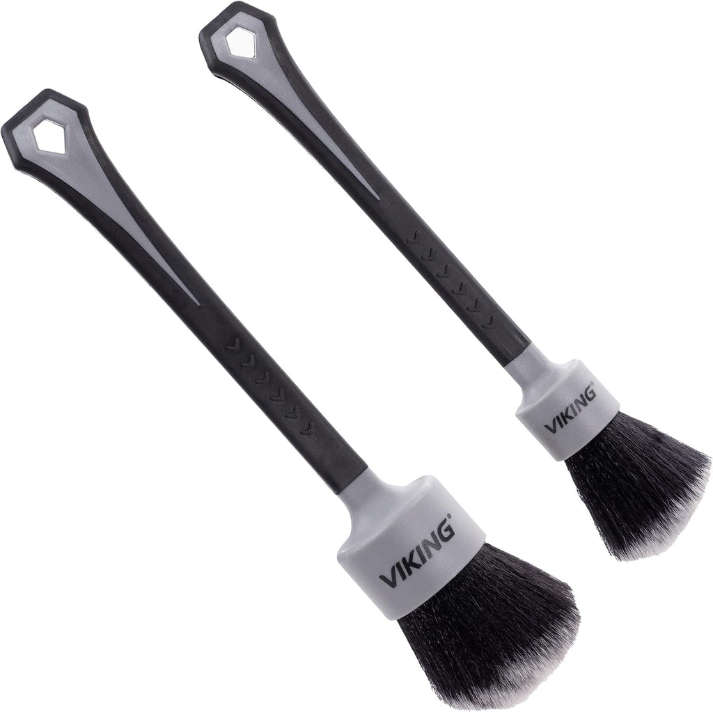 VIKING Car Detail Brush Set, Interior Use, 2 Pack