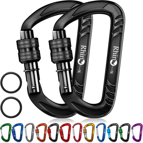 Rhino Produxs 12kN (2697 lbs) Heavy Duty Carabiner Clips