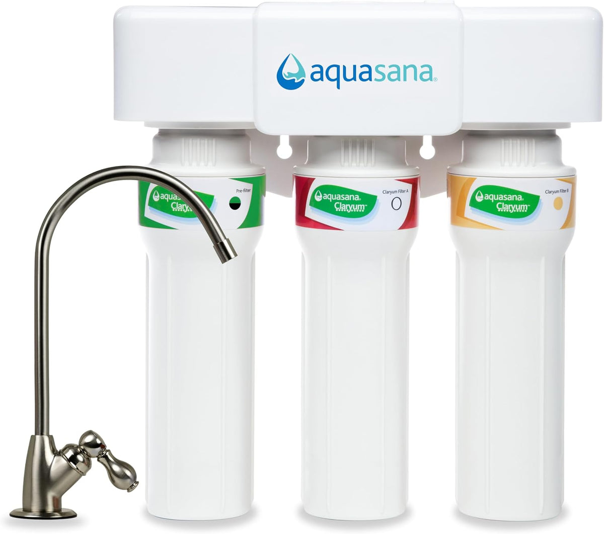 Aquasana® AQ-5300+R Genuine Replacement | 3-Stage Max Flow | AQ-C3M-R