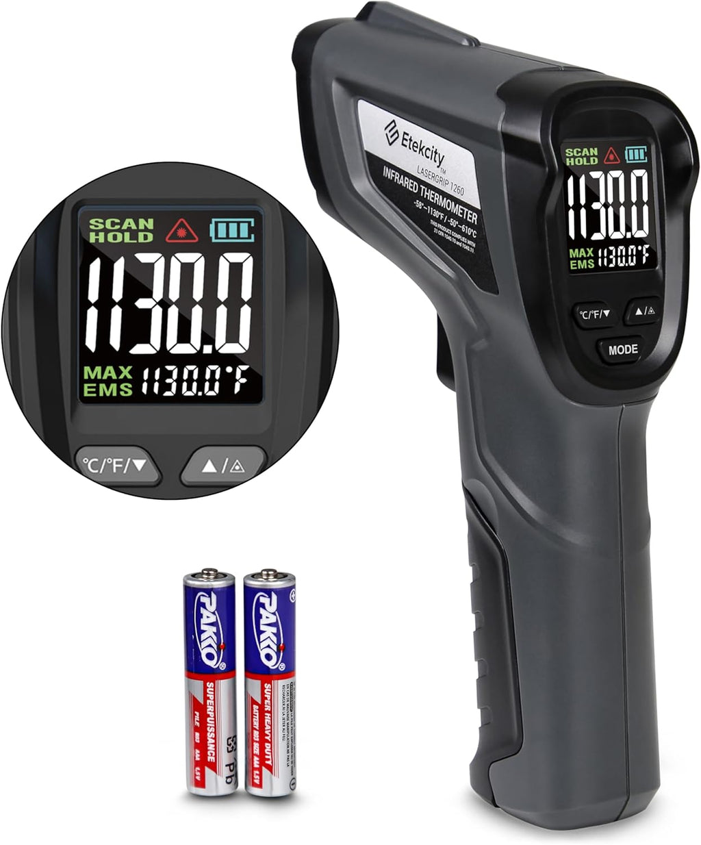 Etekcity Infrared Thermometer Laser Temperature Gun 774