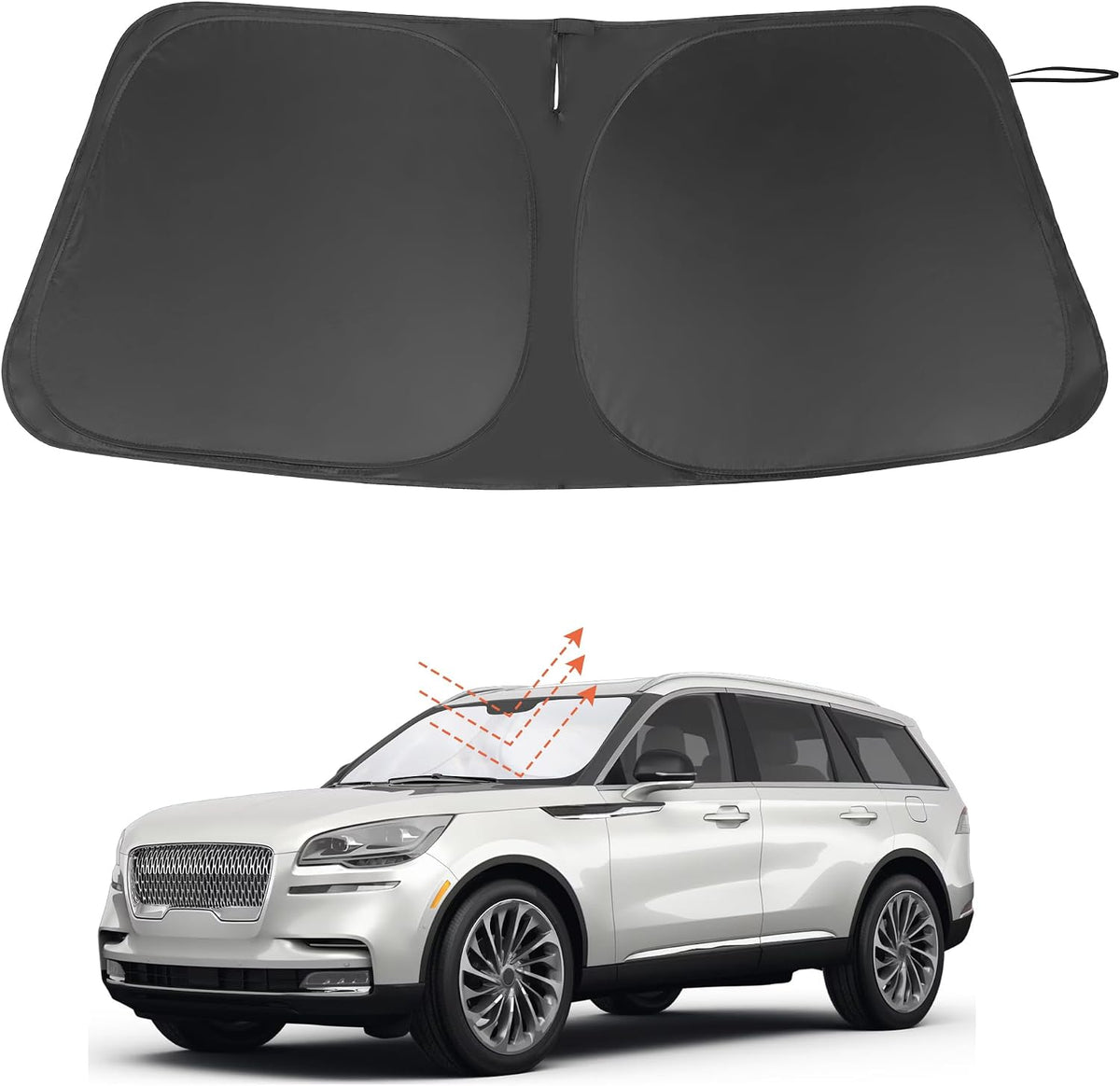 Windshield Sun Shade for 2015-2026 Ford F150 F-150 Accessories